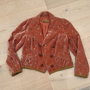 Vintage John Galliano Velvet Blazer
